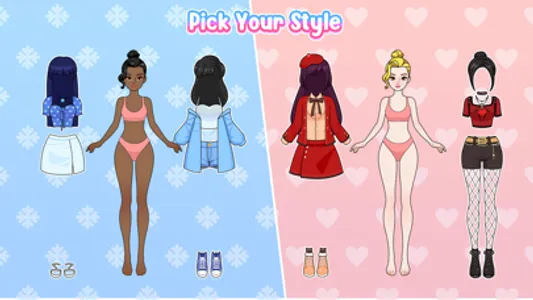 Paper Doll Makeover & Dress Up screenshot 1