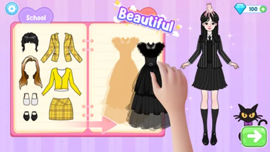 Paper Doll Makeover & Dress Up screenshot 4