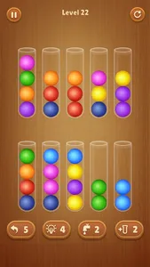 Color Ball Sort Wooden Puzzle screenshot 4