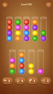 Color Ball Sort Wooden Puzzle screenshot 7