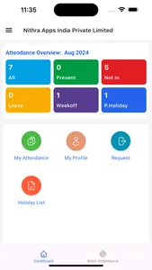 Nithra People Attendance screenshot 1