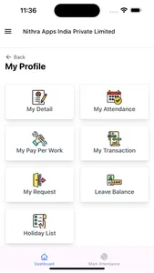 Nithra People Attendance screenshot 2