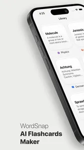 AI Flashcards Maker - WordSnap screenshot 0