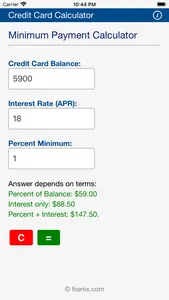 Credit Card Calculator screenshot 4
