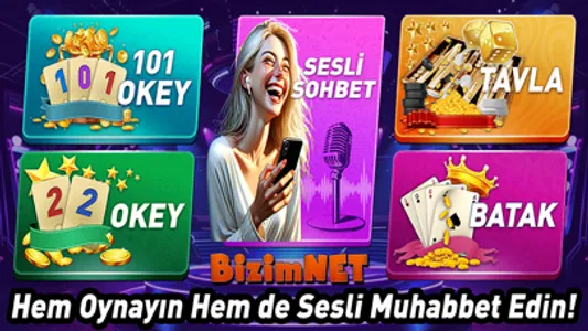101 Okey Oyna - Sesli Muhabbet screenshot 0