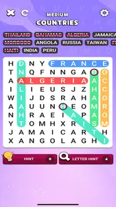 Wosh: Word Search Game screenshot 1