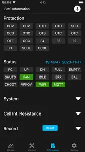 UOOK BMS screenshot 2