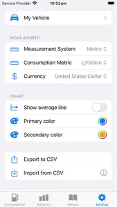 Fuel Consumption Tracker screenshot 4