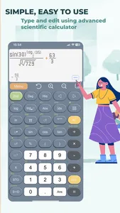 Scientific Calculator He-36X screenshot 0