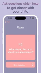 Ask Your Child: Questions Game screenshot 1