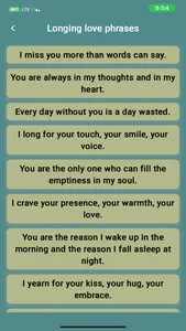 Love Words App screenshot 1