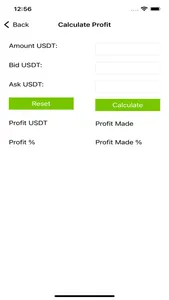 Crypto Profit Calculator - App screenshot 2