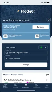 Pledger Charitable screenshot 0