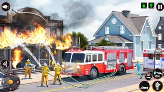 Firefighter Truck Games 3D screenshot 4