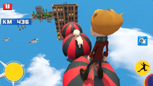 Parkour run Race Vector Game screenshot 1