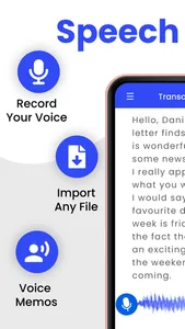 AI Speech to Text: Transcriber screenshot 0