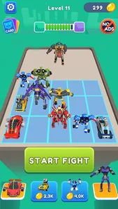 Merge Robot Master: Car Games screenshot 0