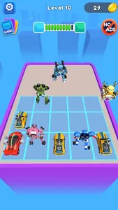 Merge Robot Master: Car Games screenshot 1