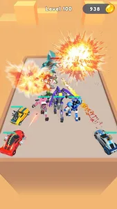 Merge Robot Master: Car Games screenshot 2