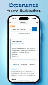 Bible AI: Search screenshot 1