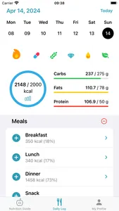 NutriTracker & Calorie Counter screenshot 2