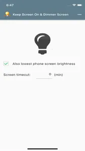 Keep Screen On & Dimmer Screen screenshot 2