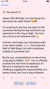 Congrats AI screenshot 1