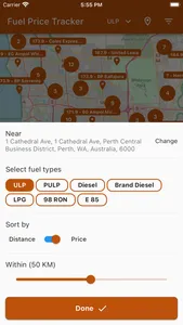 Fuel Price Tracker - Perth, WA screenshot 3