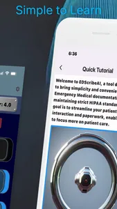 ED scribe AI screenshot 2