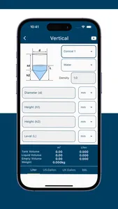 Tank Volume Calculator App screenshot 1