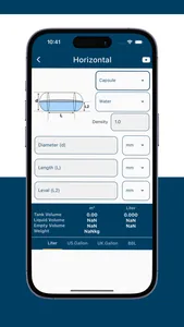 Tank Volume Calculator App screenshot 2