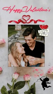 Valentine Romance Photo Frame screenshot 1