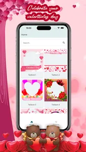 Valentine Romance Photo Frame screenshot 3
