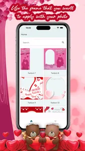 Valentine Romance Photo Frame screenshot 4