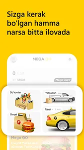 Mega Go - taksi va yetkazish screenshot 0