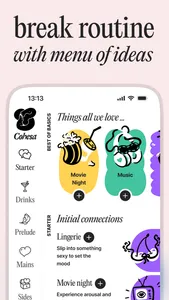 Cohesa: Sex Menu & Date Ideas screenshot 0