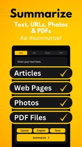 Summarize: AI Text Summarizer screenshot 0