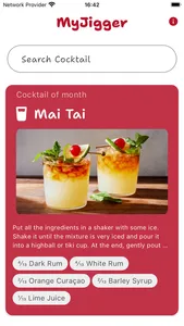 MyJigger - Cocktail Helper screenshot 0