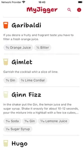 MyJigger - Cocktail Helper screenshot 2