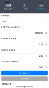 Stock Calculator - Risk Reward screenshot 1