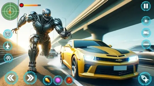 Robot Game - Car War 3D screenshot 1