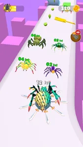 Spider Evolution: Running Game screenshot 1