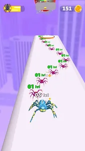 Spider Evolution: Running Game screenshot 2