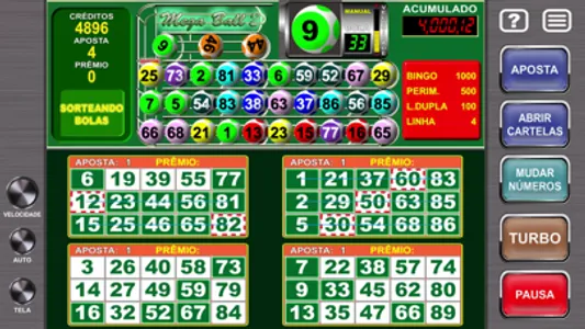 Megaball Video Bingo screenshot 2