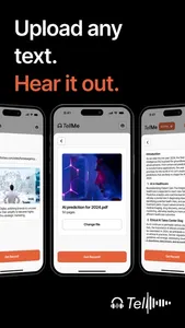 Tell Me - Turn texts to audio screenshot 4