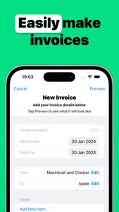 Easy Invoice Generator 2 go screenshot 2