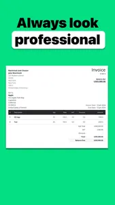 Easy Invoice Generator 2 go screenshot 4