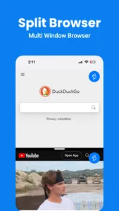 Private Web Browser - Dual screenshot 1