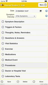 Thyroid Tracker 3 screenshot 1