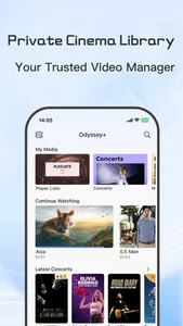 DS Cloud-Video Library&Player screenshot 1